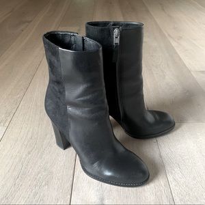 Sam Edelman Leather and Suede Bootie